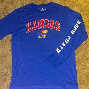 Men’s Soft Long Sleeved Kansas Shirt, Size Large